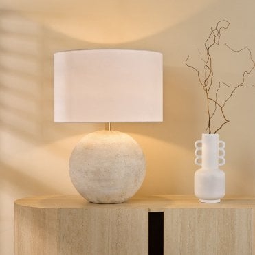Havana Ceramic Table Lamp C/W Shade