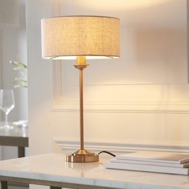 Highclere Single Table Lamp C/W Shade