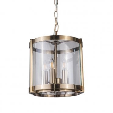 Hudson 5 Light Glass Pendant