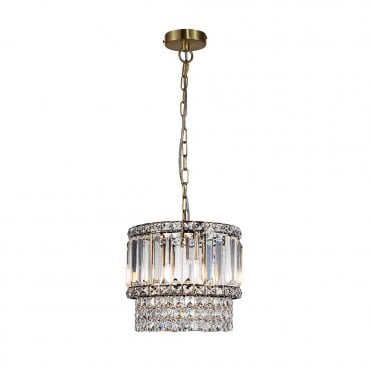Isla 3 Light Crystal Pendant