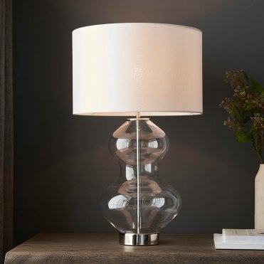 Kelda Curvey Table Lamp C/W Shade
