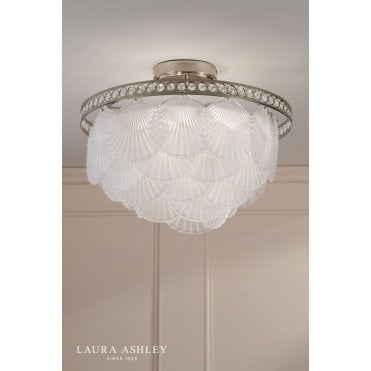 Caverton 4 Light Semi Flush Fitting