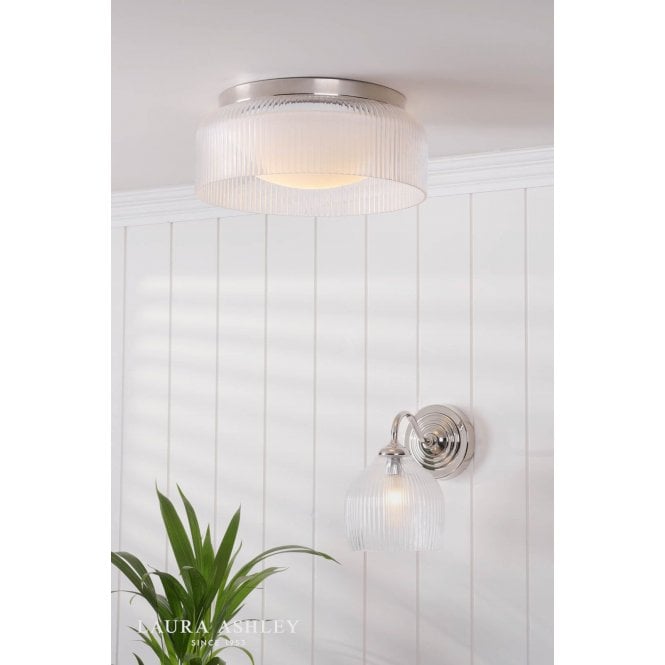 Laura Ashley Charissa Polished Chrome Flush Fitting IP44