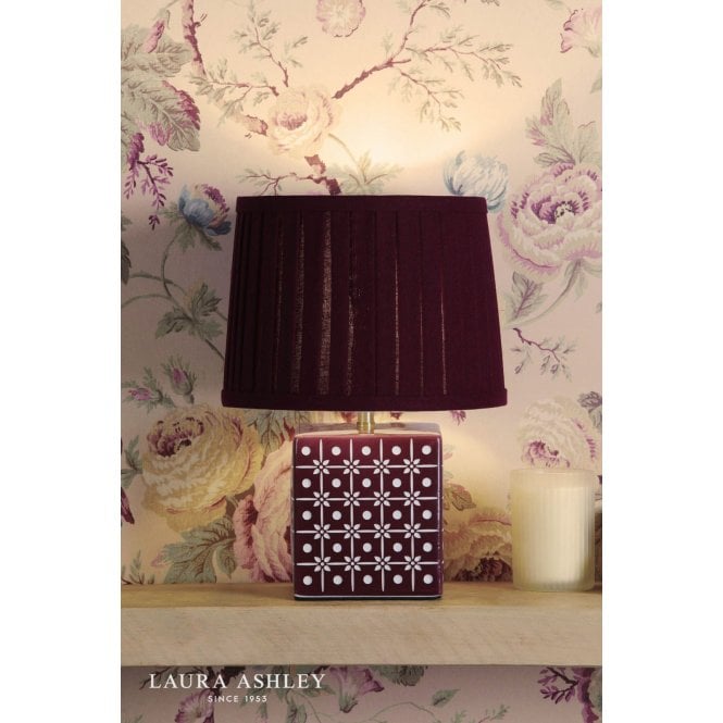 Laura Ashley Claudina Ceramic Table Lamp C/W Shade