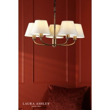 Denston 5 Light Antique Bronze Pendant
