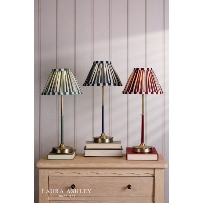 Laura Ashley Denwick Brass Table Lamp C/W Shade