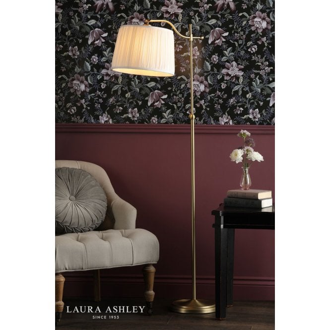 Laura Ashley Hemsley Floor Lamp C/W Shade