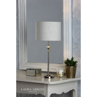 Highgrove Table Lamp in Polished Nickel C/W Shade