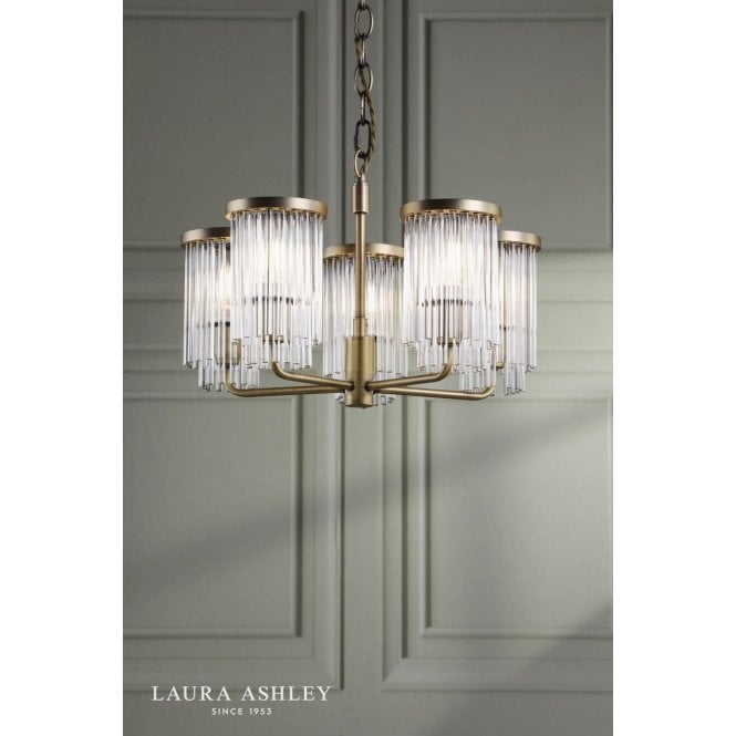 Laura Ashley Hilcote Antique Brass Ceiling Pendant