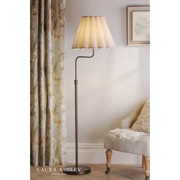 Holwell Antique Bronze Floor Lamp C/W Shade