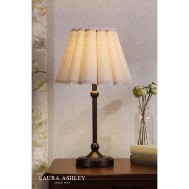 Holwell Antique Bronze Table Lamp C/W Shade