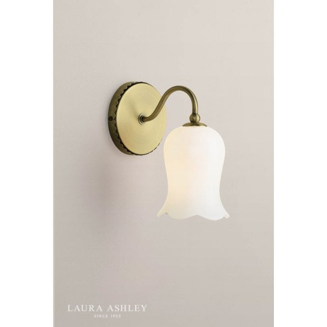 Laura Ashley Lidsell Antique Brass Wall Fitting
