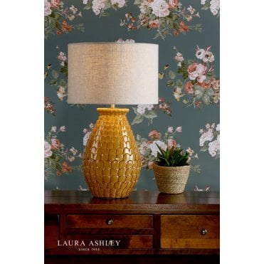 Liza Orange Table Lamp C/W Shade