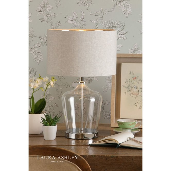 Laura Ashley Ockley Touch Table Lamp C/W Shade