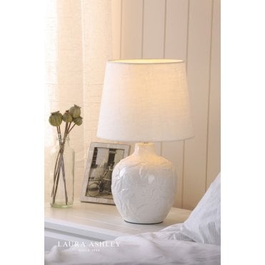 Redhall White Table Lamp C/W Shade