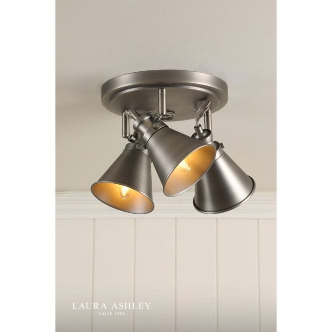Laura Ashley Rufus 3 Light Spotlight