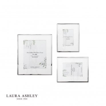 Set of 3 Alisa Polished Silver Photo Frames