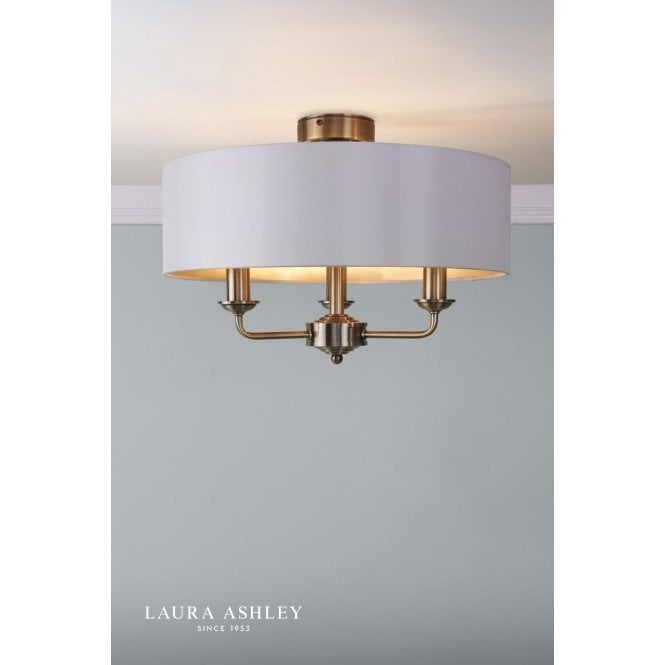 Laura Ashley Sorrento Semi Flush Light
