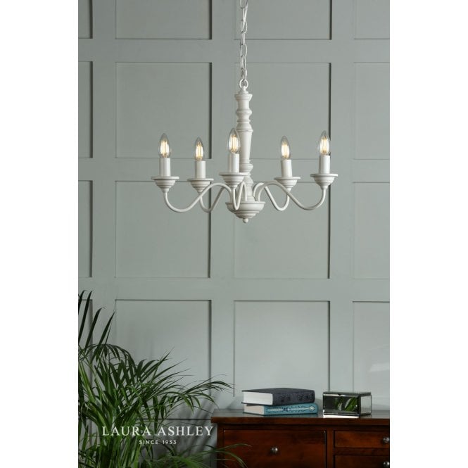 Laura Ashley Tate 5 Light Pendant