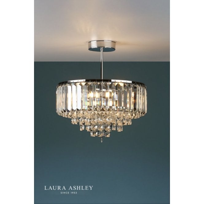 Laura Ashley Vienna Semi Flush Fitting