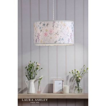 Wild Meadow Multi Coloured Drum Shade