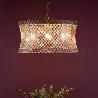 Loire Natural Brass Ceiling Pendant