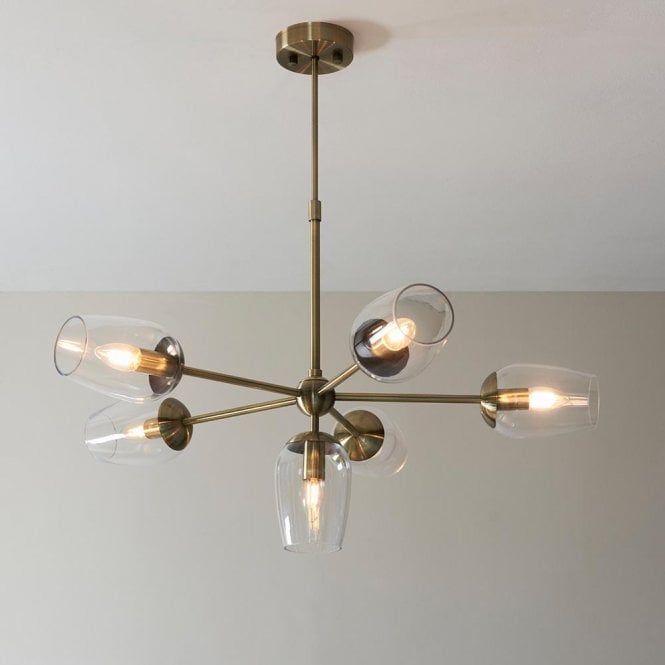 Maeve 6 Light Pendant with Adjustable Stem