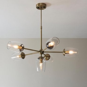 Maeve 6 Light Pendant with Adjustable Stem