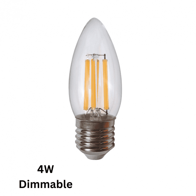 Magnalux 4W E27 Dimmable Candle Bulb