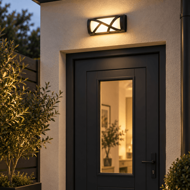 Magnalux Beckett Black Wall Light