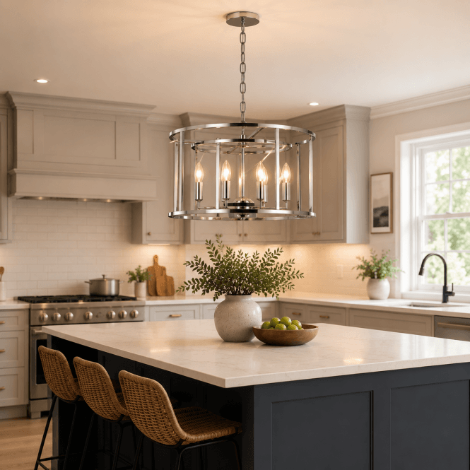 Magnalux Chester 6 Light Lantern Pendant