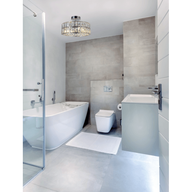 Magnalux Haley Crystal Semi Flush
