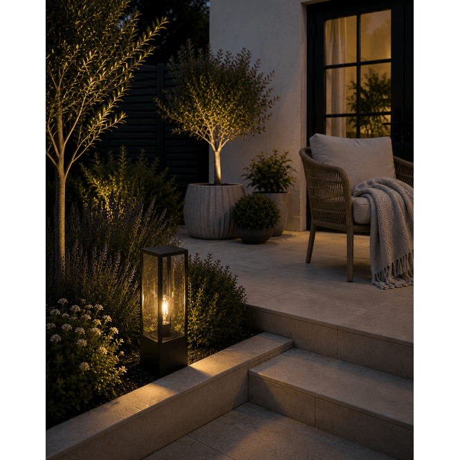 Magnalux Parker Black Bollard