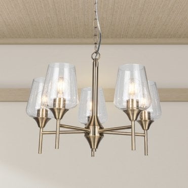 Vino Antique Brass Pendant