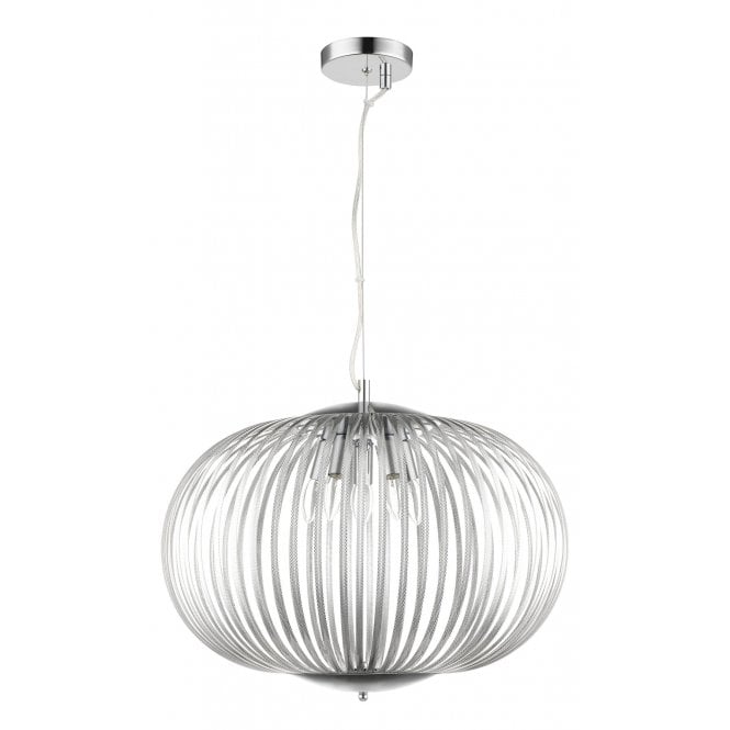 Magnalux Vita Etched Aluminium Oval Pendant