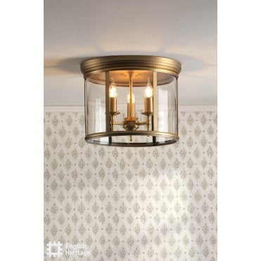Marble Hill Aged Brass Flush Fitting