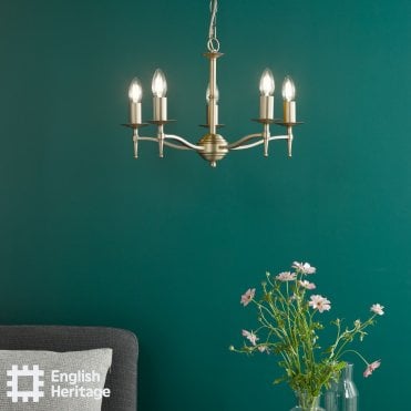 Marble Hill Aged Brass Pendant
