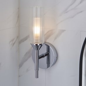 Natori Modern Wall Light in Chrome
