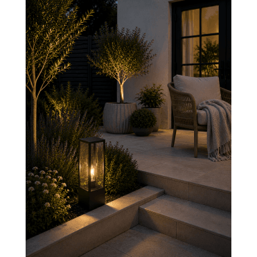 Parker Black Bollard