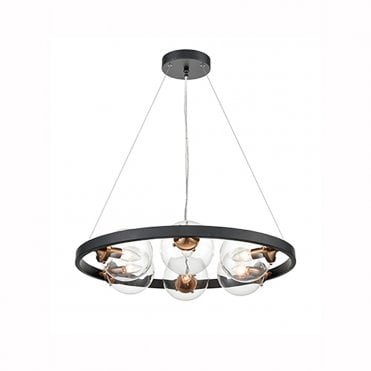 Roundell Black & Gold Pendant Light