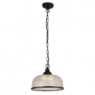 Highworth Single Black Pendant