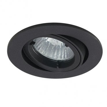 Twistlock GU10 Die Cast IP44 Gimbal Downlight